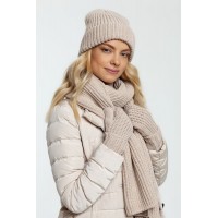 Набор Nordkyn Full Set с шарфом, бежевый