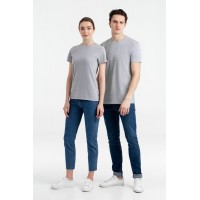 Футболка женская T-bolka Stretch Light Lady, серый меланж