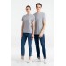 Футболка женская T-bolka Stretch Light Lady, серый меланж