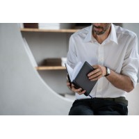 Еженедельник-портфолио Remini, недатированный, синий
