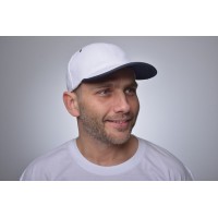 Бейсболка Unit Trendy, голубая с белым