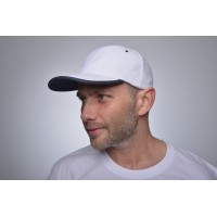 Бейсболка Unit Trendy, голубая с белым