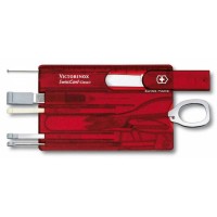 Набор инструментов SwissCard, полупрозрачный красный
