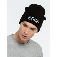Шапка «Тепло», черная