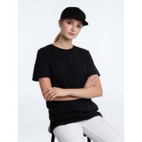 Бейсболка Unit Snapback с прямым козырьком, черная