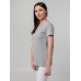 Футболка женская T-bolka Stretch Lady, серый меланж