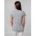 Футболка женская T-bolka Stretch Lady, серый меланж