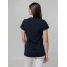 Футболка женская T-bolka Stretch Lady, темно-синяя (navy)