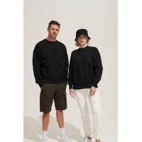 Свитшот оверсайз унисекс Authentic, серый меланж