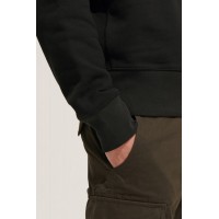 Свитшот оверсайз унисекс Authentic, серый меланж