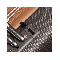 Чемодан 4-х колесный DELSEY, CHATELET AIR 2.0, 38л, коричневый