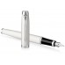 Перьевая ручка Parker IM Metal White CT, перо: F , цвет чернил: blue, в подарочной упаковке.