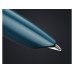 Перьевая ручка Parker 51 CORE TEAL BLUE CT, перо: F, цвет чернил: black, в подарочной упаковке.