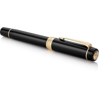 Перьевая ручка Parker Duofold Classic Centennial, Black GT, перо: F