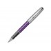 Ручка-роллер Parker Sonnet Essentials Violet SB Steel CT, цвет чернил black, перо: F, в подарочной упаковке.