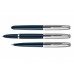 Перьевая ручка Parker 51 CORE MIDNIGHT BLUE CT, перо: F, цвет чернил: black, в подарочной упаковке.