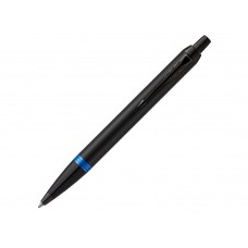 Шариковая ручка Parker IM Vibrant Rings Flame Blue,стержень: M, цвет чернил: Blue, в подарочной упаковке.