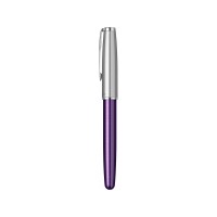 Ручка-роллер Parker Sonnet Essentials Violet SB Steel CT, цвет чернил black, перо: F, в подарочной упаковке.