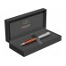 Шариковая ручка Parker Sonnet Essentials Orange SB Steel CT, цвет чернил black, перо: M, в подарочной упаковке.
