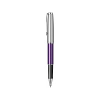 Ручка-роллер Parker Sonnet Essentials Violet SB Steel CT, цвет чернил black, перо: F, в подарочной упаковке.