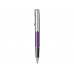 Ручка-роллер Parker Sonnet Essentials Violet SB Steel CT, цвет чернил black, перо: F, в подарочной упаковке.