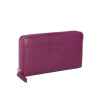 Кошелёк Cross Colors Plum, кожа наппа, фактурная, цвет сливовый