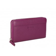 Кошелёк Cross Colors Plum, кожа наппа, фактурная, цвет сливовый