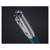 Перьевая ручка Parker 51 CORE TEAL BLUE CT, перо: F, цвет чернил: black, в подарочной упаковке.