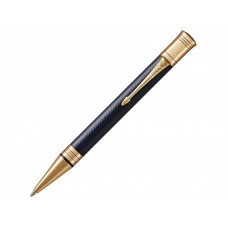 Шариковая ручка Parker  Duofold Prestige Blue Chevron GT, стержень: M, цвет чернил: black, в подарочной упаковке.