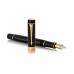 Перьевая ручка Parker Duofold Classic Centennial Black GT стержень: M, цвет чернил: black, в подарочной упаковке.
