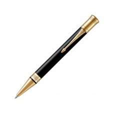 Шариковая ручка Parker Duofold Classic Black GT Fountain Pen, стержень: M, цвет чернил: black, в подарочной упаковке.