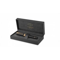 Перьевая ручка Parker Duofold Classic Centennial, Black GT, перо: F