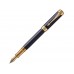 Перьевая ручка Parker Duofold Prestige Centennial, Blue Chevron GT Foutain Pen Fine, перо: F, цвет чернил: black, в подарочной упаковке.