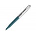 Шариковая ручка Parker 51 CORE TEAL BLUE CT, стержень: M, цвет чернил: black, в подарочной упаковке.