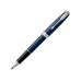 Ручка-роллер Parker Sonnet Blue Subtle CT, стержень: F, цвет чернил: black, в подарочной упаковке