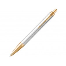Шариковая ручка Parker IM Premium K318  Pearl GT, стержень: M, цвет чернил: blue, в подарочной упаковке.