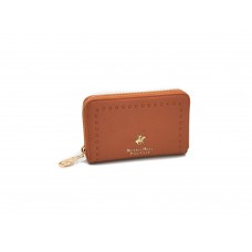 Кошелек женский Beverly Hills Polo Club, коричневый/желтое золото