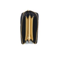 Кошелек женский Beverly Hills Polo Club, черный/желтое золото