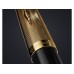 Перьевая ручка Parker 51 DELUXE BLACK GT, перо: F, цвет чернил: black, в подарочной упаковке.