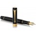Перьевая ручка Parker Duofold Classic Centennial, Black GT, перо: F