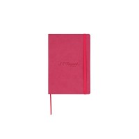Блокнот Notebook , темно-розовая искусcтвенная кожа с логотипом Dupont , формат А 5, бумага: линованная