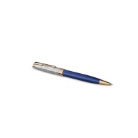 Шариковая ручка Parker Sonnet Queen's Platinum Jubilee 2022 Special Edition,стержень: M, цвет чернил: black, в подарочной упаковке.