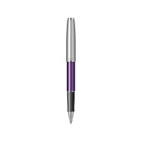 Ручка-роллер Parker Sonnet Essentials Violet SB Steel CT, цвет чернил black, перо: F, в подарочной упаковке.