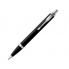 Шариковая ручка Parker IM Mat Black CT лак матовый, стержень: M, цвет чернил: blue, в подарочной упаковке.