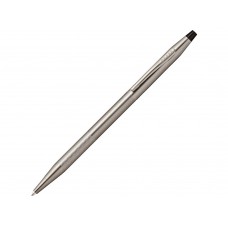 Шариковая ручка Cross Classic Century Titanium Grey Micro Knurl, серебристый