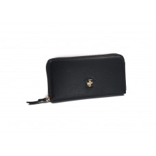 Кошелек женский Beverly Hills Polo Club, черный/желтое золото