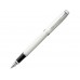 Перьевая ручка Parker IM Metal White CT, перо: F , цвет чернил: blue, в подарочной упаковке.