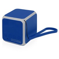 Портативная колонка Cube с подсветкой, синий