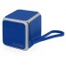 Портативная колонка Cube с подсветкой, синий