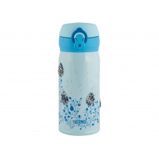 Термос из нерж. стали тм THERMOS JNL-350-SWFLOWER, голубой